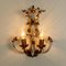 Crystal Glass & Gilt Brass Wall Lights attributed to Palwa, 1960s, Set of 2, Image 12