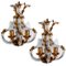 Crystal Glass & Gilt Brass Wall Lights attributed to Palwa, 1960s, Set of 2 4