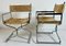 Chrome Chairs with Faux Fur Upholstery attributed to Arrmet, Italy, 1970s, Set of 2 3