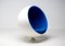 Blue Swivel Ball Chair by Eero Aarnio, 1980 2