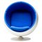 Blue Swivel Ball Chair by Eero Aarnio, 1980, Image 1