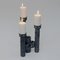 Large Brutalist Scandinavian Metal Candleholder, 1972 2