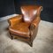 Vintage Dark Brown Leather Armchairs, Set of 2, Image 3