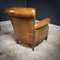 Vintage Dark Brown Leather Armchairs, Set of 2 11