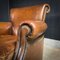 Vintage Dark Brown Leather Armchairs, Set of 2, Image 4