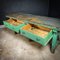 Industrial Green Wooden Workbench 16