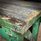 Industrial Green Wooden Workbench 7