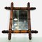 Spiegel mit Rahmen in Bambus-Optik, 1890er 1