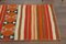 Vintage Turkish Striped Wool Kilim Runner Rug, 1960s 4