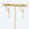 18 Karat Cultured Pearl Yellow Gold Dangle Earrings, Set of 2 4