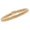 18 Karat French Modern Yellow Gold Curb Bracelet 1