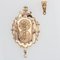 18 Karat 19th Century French Fine Pearl Rose Gold Brooch Pendant 5