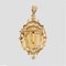 18 Karat 19th Century French Fine Pearl Rose Gold Brooch Pendant, Image 13