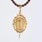 18 Karat 19th Century French Fine Pearl Rose Gold Brooch Pendant, Image 10