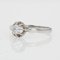 18 Karat French Diamond White Gold Platinum Art Deco Solitaire Ring, 1920s 5