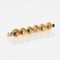 19th Century French Twisted Gemstone Barrette Brooch, Image 5