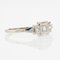 18 Karat Art Deco French Diamonds White Gold Thin Ring, 1920s, Image 4