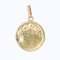 18 Karat Yellow Gold Haloed Virgin Medal Pendant, 1890s 2