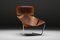 F444 Leather Lounge Chair attributed to Pierre Paulin for Artifort, Holland, 1970s 14