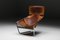 F444 Leather Lounge Chair attributed to Pierre Paulin for Artifort, Holland, 1970s 2