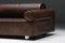 Brown Buffalo Leather Sofa from Marzio Cecchi, Italy, 1970s, Image 10
