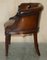 Vintage Chesterfield Stuhl mit Wanne 17