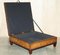 Large Leather in Hand-Dyed Brown Ottoman by George Smith, Image 14