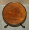 Antique George III Hardwood Side Table with Spiral Column, 1800 11