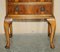 Bedside Table in Burr Yew Wood, 1940s 4