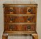 Bedside Table in Burr Yew Wood, 1940s 3