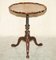Antique Flamed Hardwood Tripod Table, 1860, Image 2