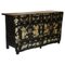 Antique Chinese Floral Painted and Lacquered Sideboard, 1860 1