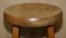 Hand-Carved Oak Table Stools, Set of 4 4