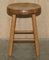 Hand-Carved Oak Table Stools, Set of 4, Image 17