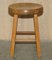 Hand-Carved Oak Table Stools, Set of 4 11