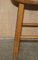Sgabelli da tavolo in quercia intagliata a mano, set di 4, Immagine 6