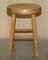 Hand-Carved Oak Table Stools, Set of 4 10