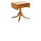 Extendable Side Table in Burr Walnut and Yew Wood 1