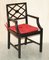 Vintage Chinese Ebonised Side Chairs, Set of 2, Image 2