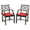 Vintage Chinese Ebonised Side Chairs, Set of 2, Image 1