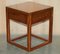 Vintage Cherry and Teak Wood Side Tables, Set of 2 17