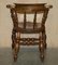 Antique Edwardian Elm Captains Armchair, 1900, Image 14