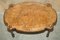 Antique Hand-Carved Burr Walnut Coffee Table, 1880 7