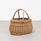 Antique Wicker Basket, 1970s 2