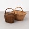 Panier Antique en Osier, 1970s, Set de 2 6