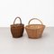 Antique Wicker Basket, 1970s, Set of 2 4