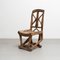 Rustic Primitive Hand Made Traditional Wood Chair, 1930s, Image 4