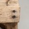 Rustikaler handgefertigter traditioneller Holzstuhl, 1930er 11