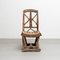 Rustic Primitive Hand Made Traditional Wood Chair, 1930s, Image 3