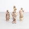 Traditional Plaster Figures, 1950s, Set of 4 2